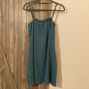 Pima Ruffle Nightgown - Celestial Blue
